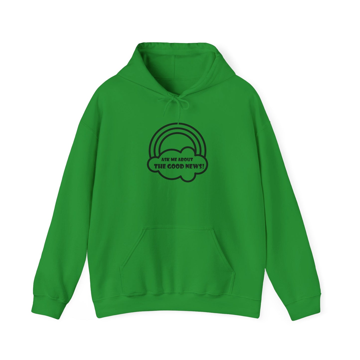Ask Me About the Good News! Unisex Heavy Blend Hooded Sweatshirt