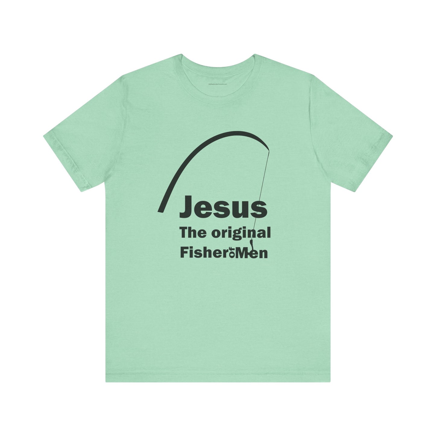 Jesus Fisher of men Unisex Short Sleeve Tee - Casual Faith-Inspired T-Shirt