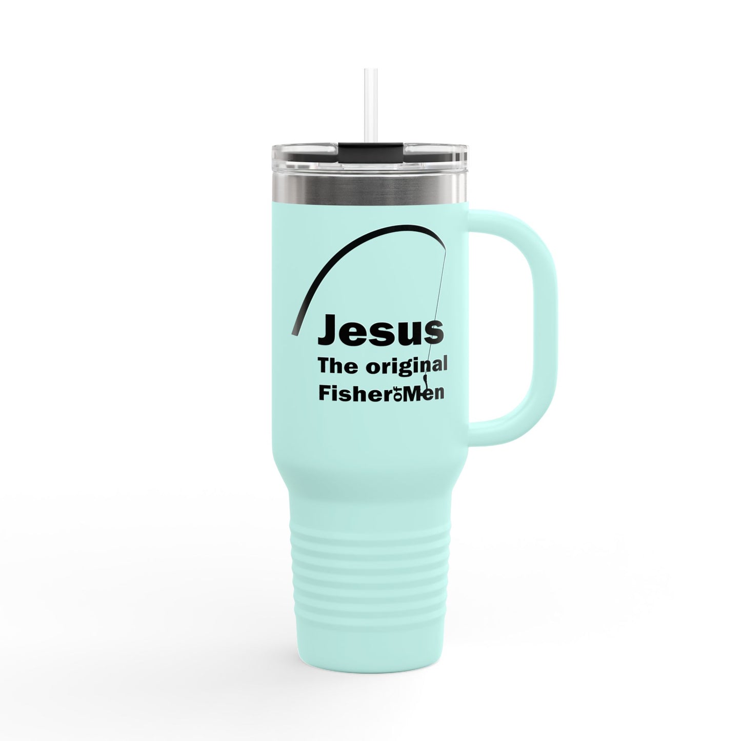 Jesus Fishermen Insulated Travel Mug - 40oz Perfect for Outdoor Adventures