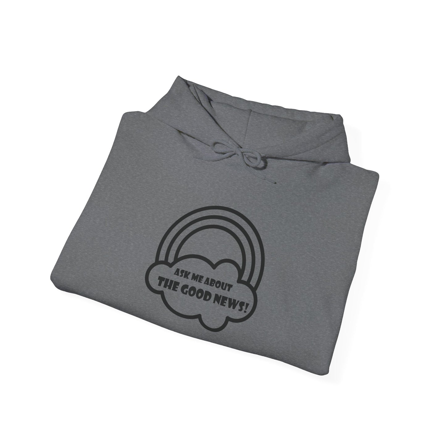 Ask Me About the Good News! Unisex Heavy Blend Hooded Sweatshirt