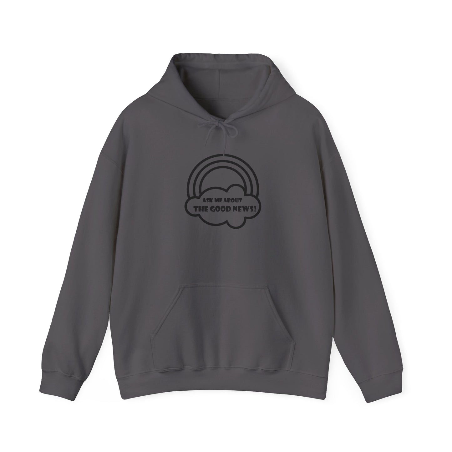 Ask Me About the Good News! Unisex Heavy Blend Hooded Sweatshirt