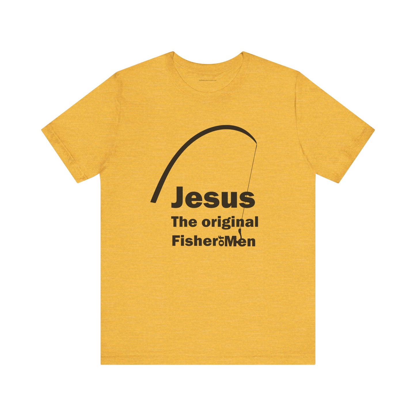 Jesus Fisher of men Unisex Short Sleeve Tee - Casual Faith-Inspired T-Shirt