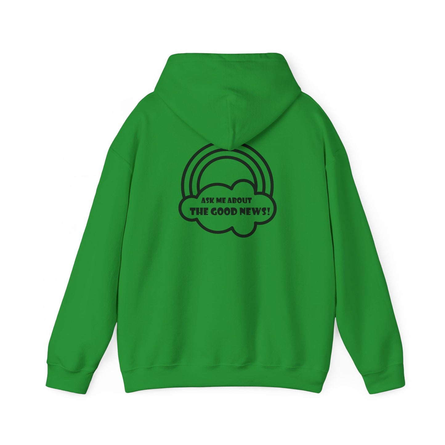 Ask Me About the Good News! Unisex Heavy Blend Hooded Sweatshirt