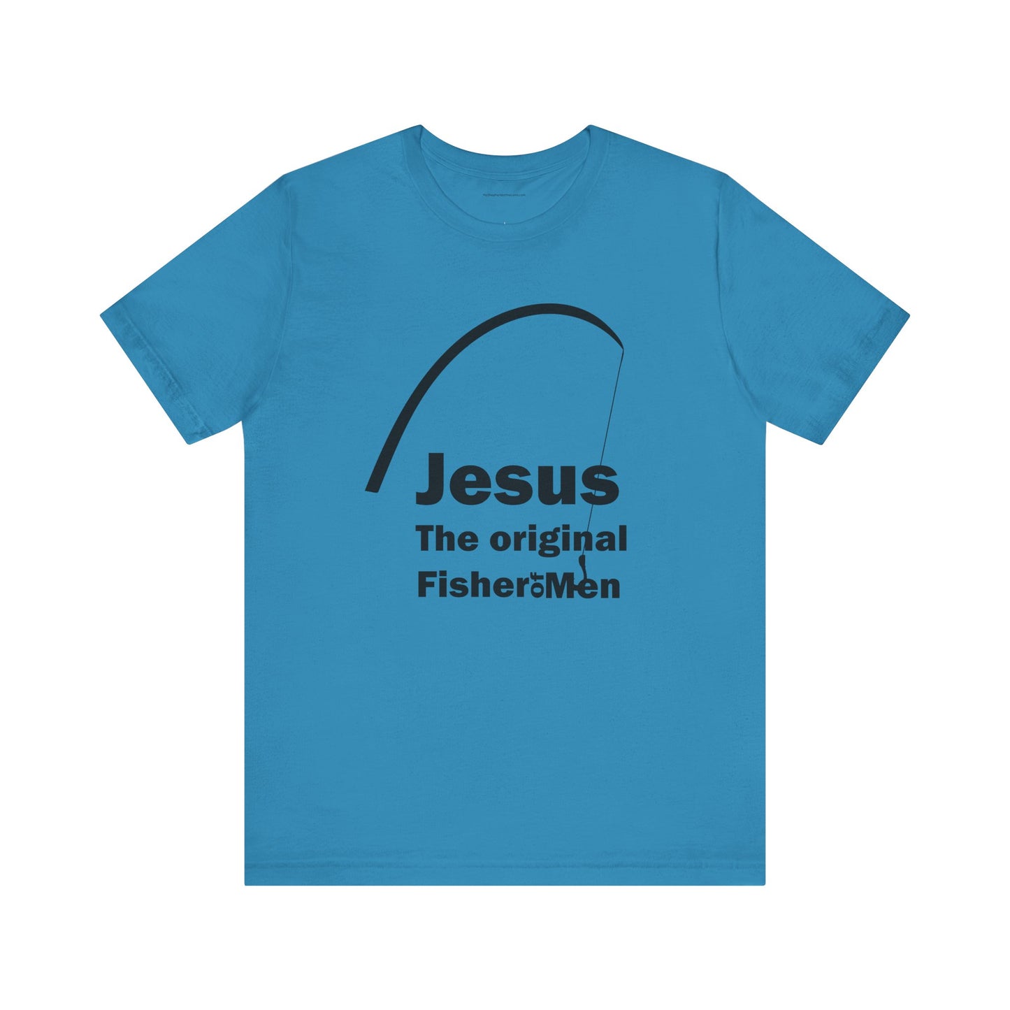 Jesus Fisher of men Unisex Short Sleeve Tee - Casual Faith-Inspired T-Shirt