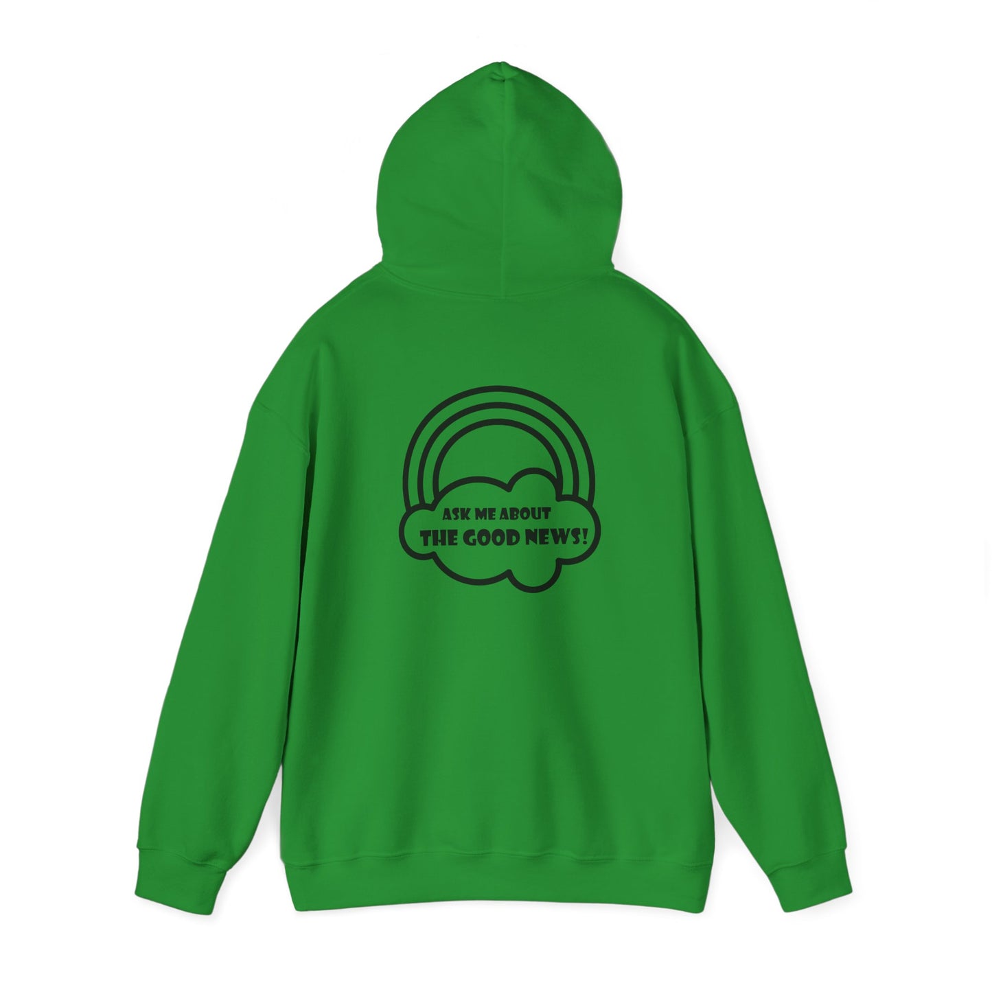 Ask Me About the Good News! Unisex Heavy Blend Hooded Sweatshirt