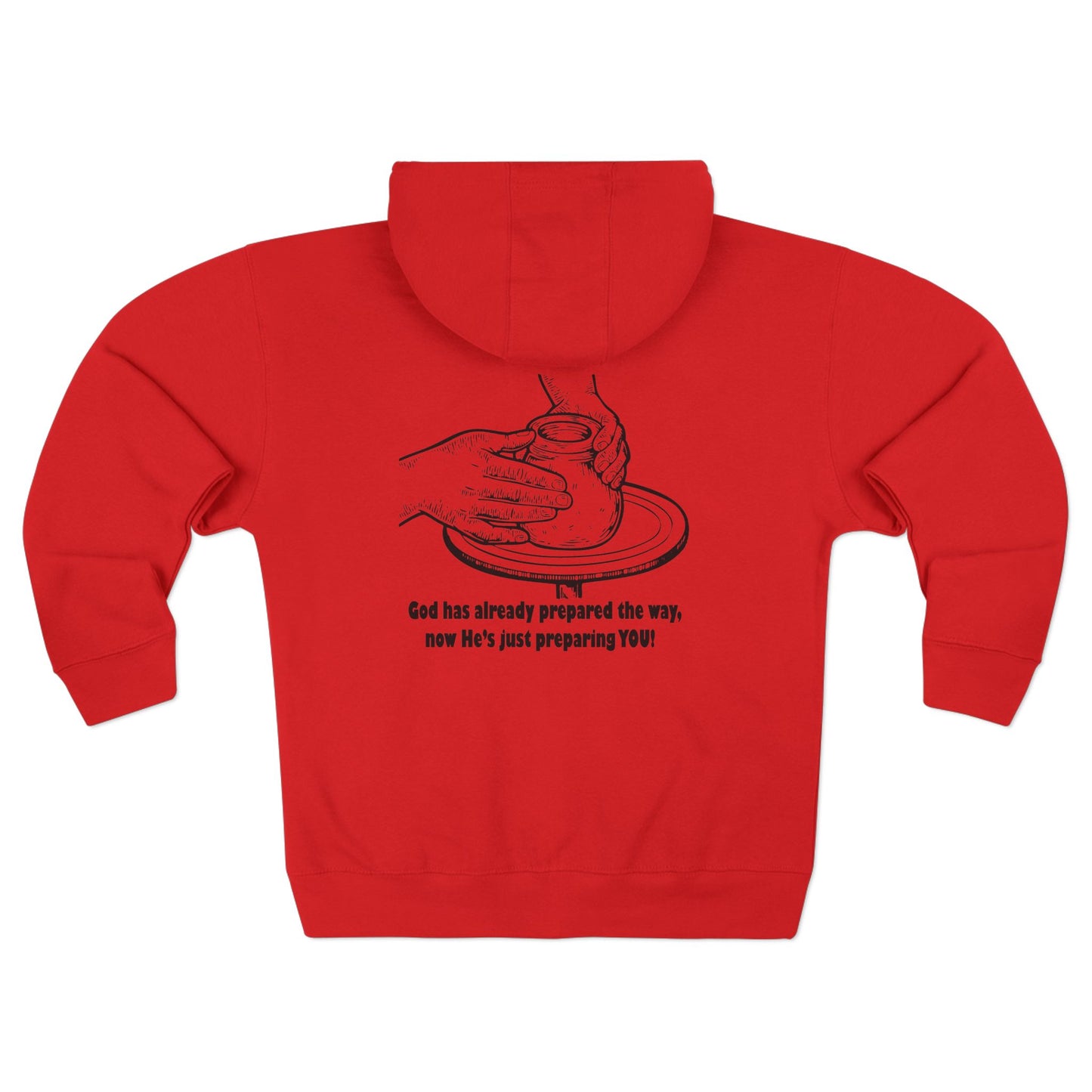 Unisex Zip Hoodie - God Has Prepared the Way